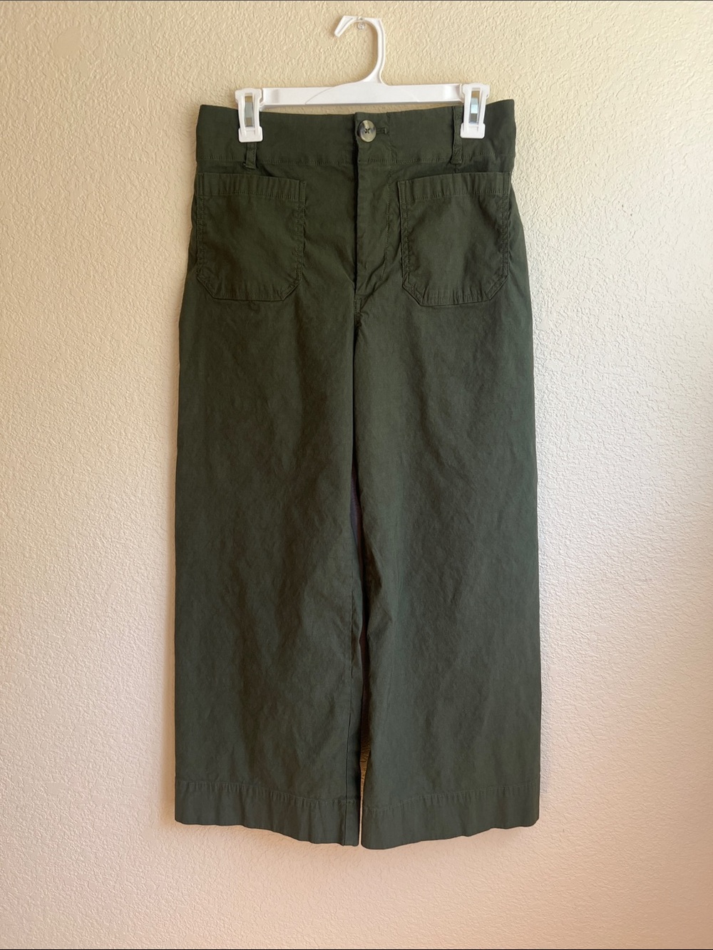Maeve by Anthropologie Colette European Linen Stretch High-Rise Wide-Leg Pants